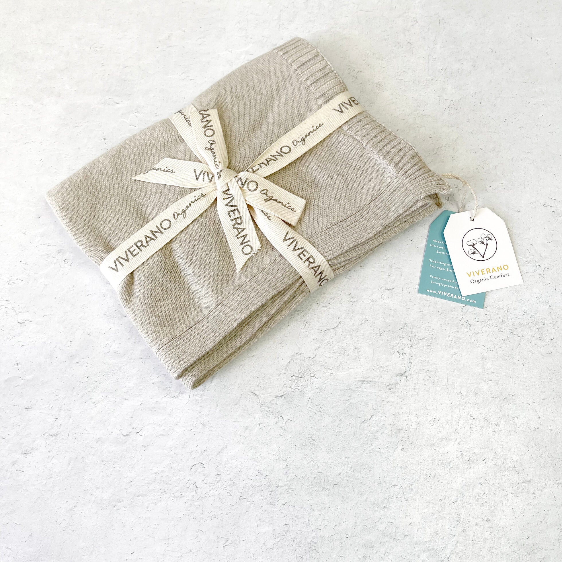 Milan Knit Classic Baby Blanket (Organic Cotton) - 6 Colors