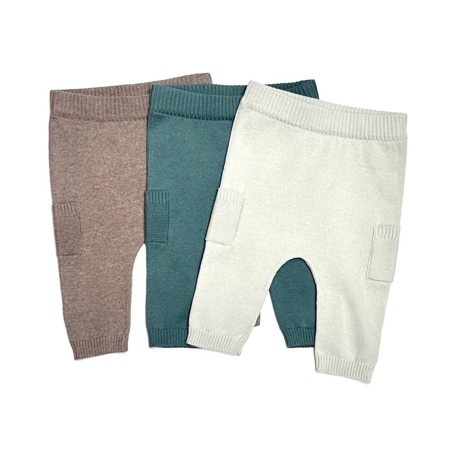 Organic Baby Side Pocket Sweater Knit Pants