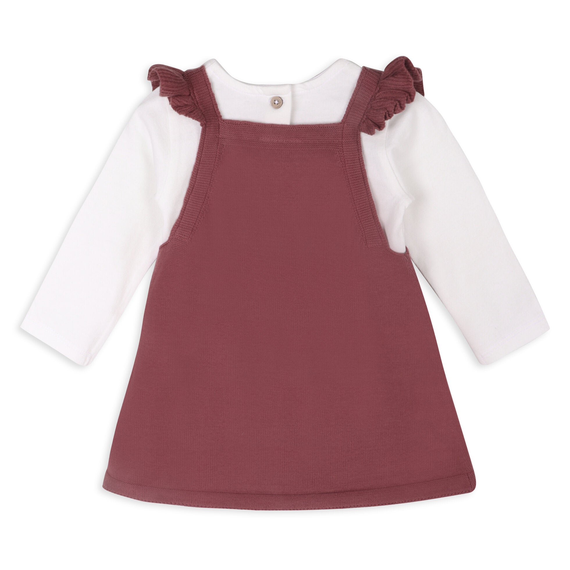 Giraffe Elephant Buddy Baby Tunic Dress & Bodysuit Set (Organic)