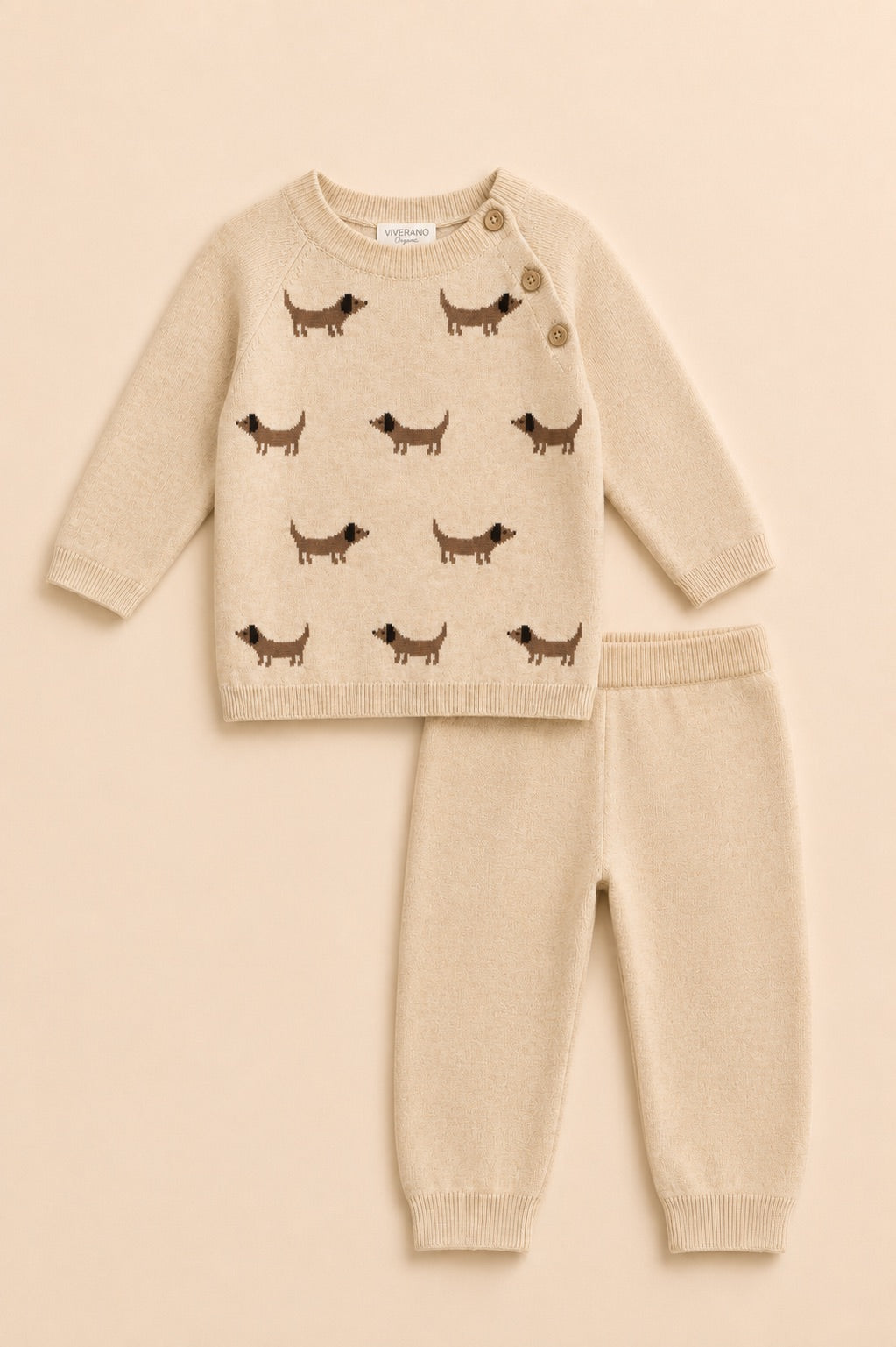 Doxie Dog Baby Outfit Bundle, Organic Cotton