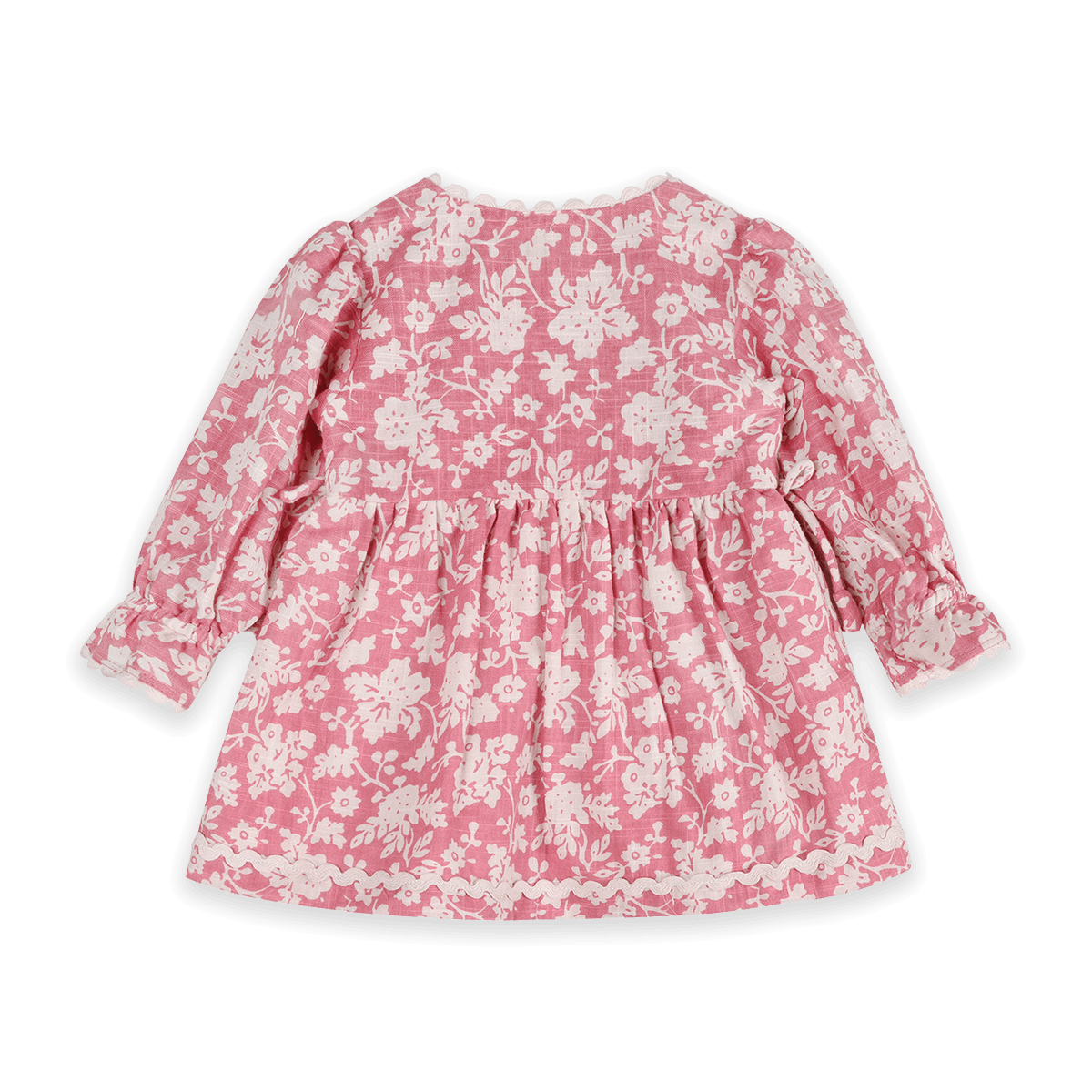 Beatrice Floral Baby Dress & Bloomer Set (Organic Cotton) - Back