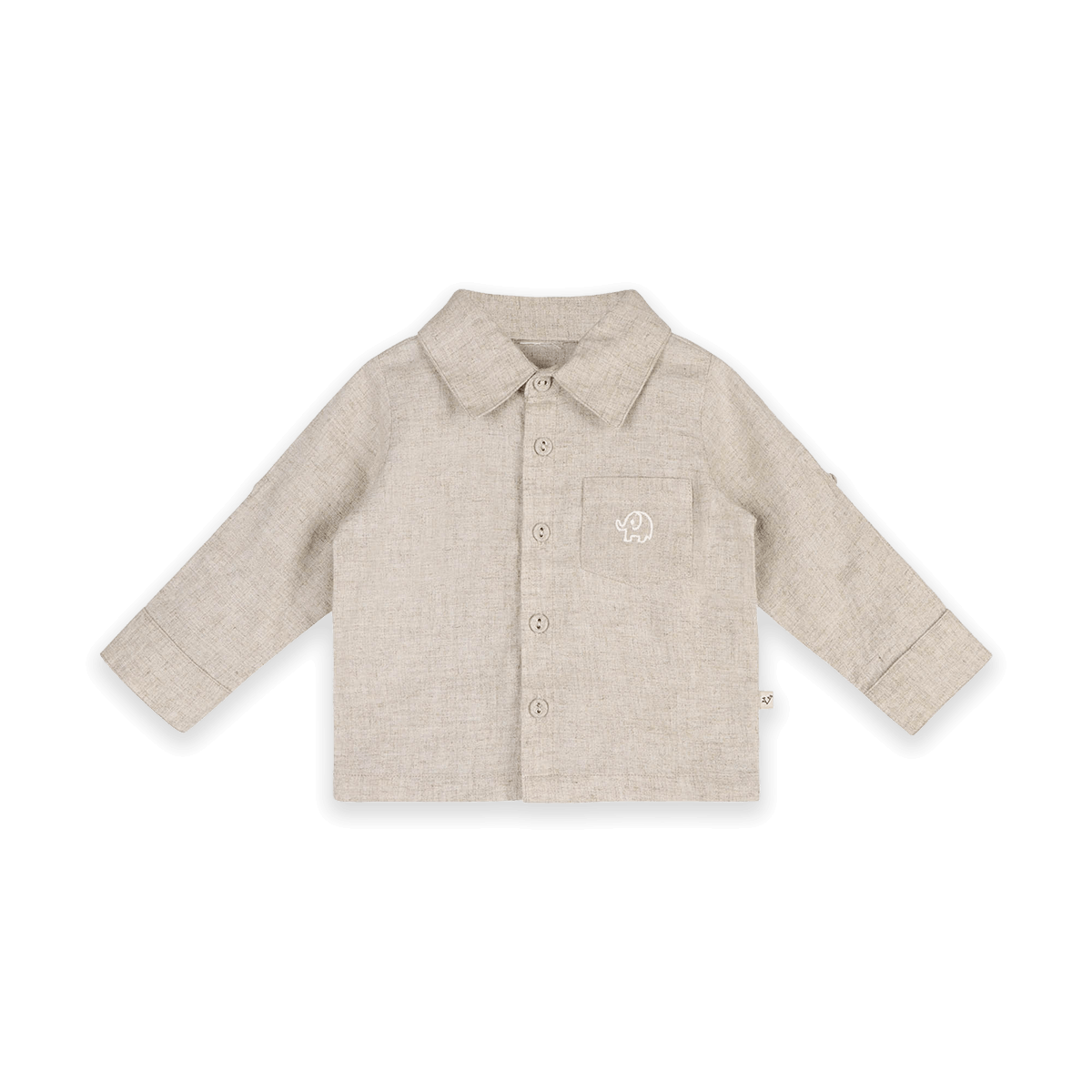 Oscar Linen Shirt & Denim Pant Set (Organic Cotton) - Front