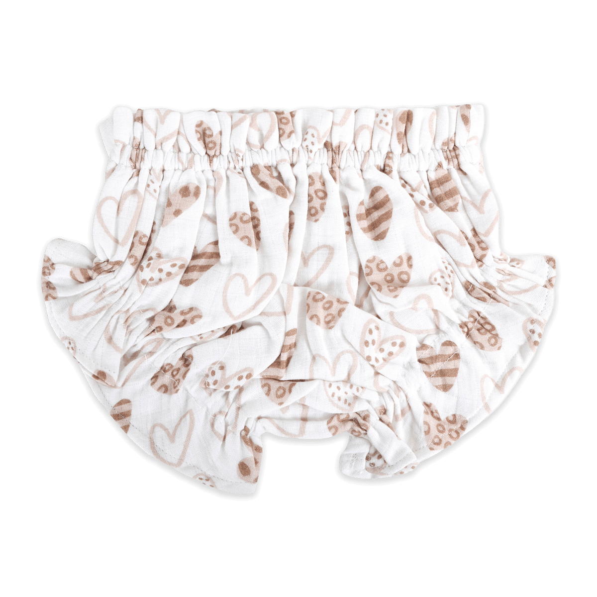 Wild Hearts Baby Dress & Bloomer (Organic Muslin) - Diaper Cover