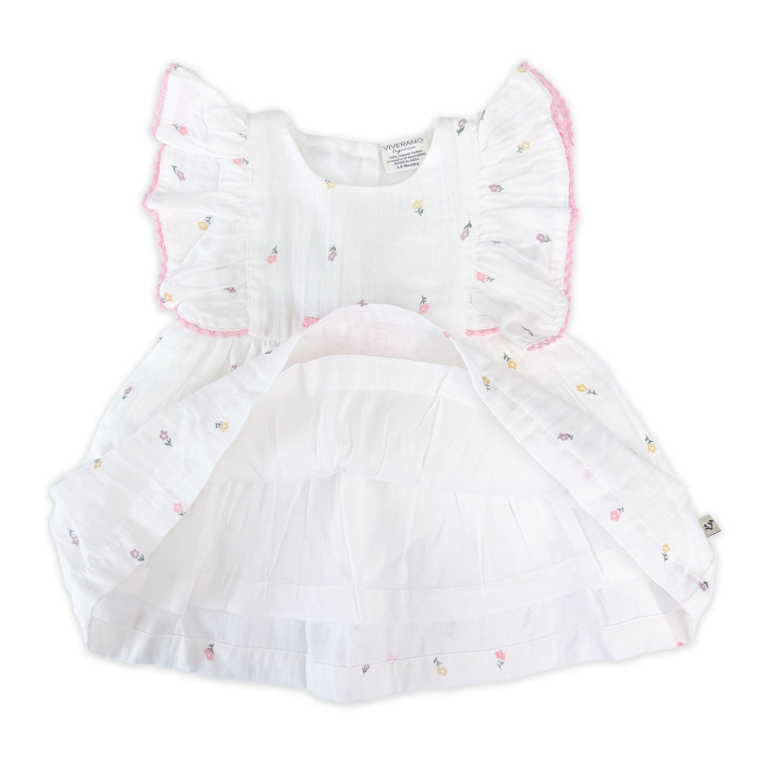Sylvie Flower Baby Dress Layer (Organic)