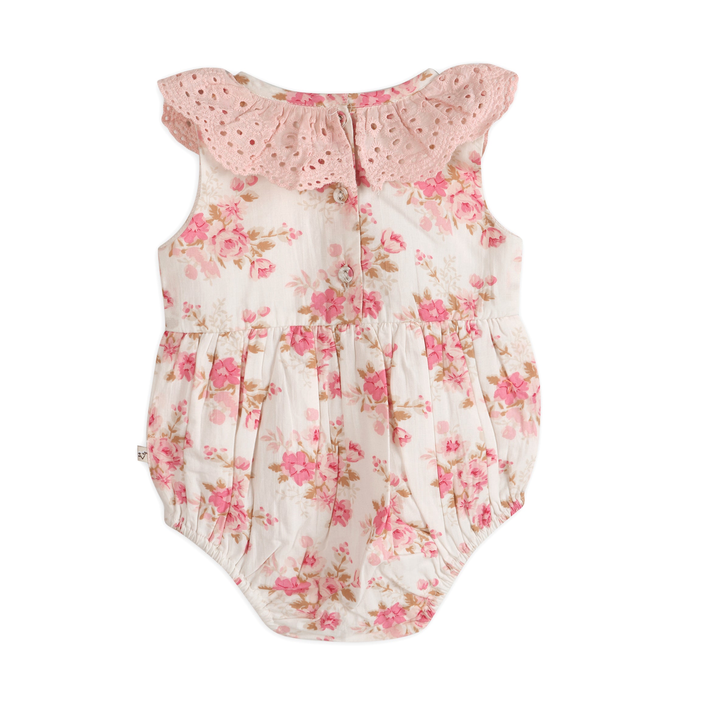 Nova Floral Baby Romper Back (Organic)