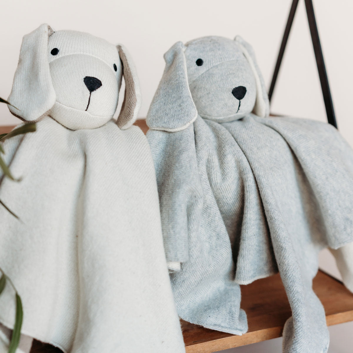 Puppy Dog - Organic Baby Lovey Security Blanket Cuddle Cloth (2 Colors)