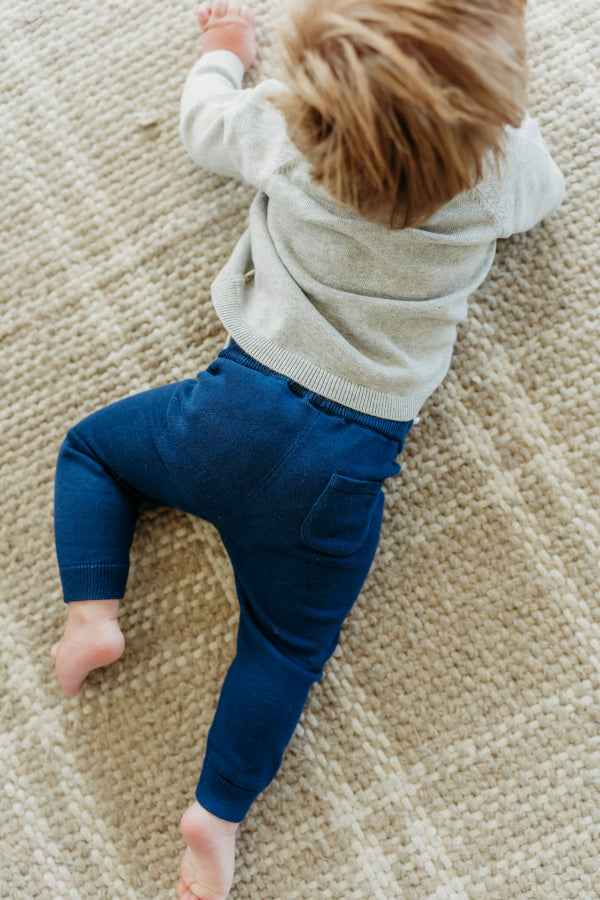 Pocket Baby Pants Sweater Knit (Organic Cotton) FW25