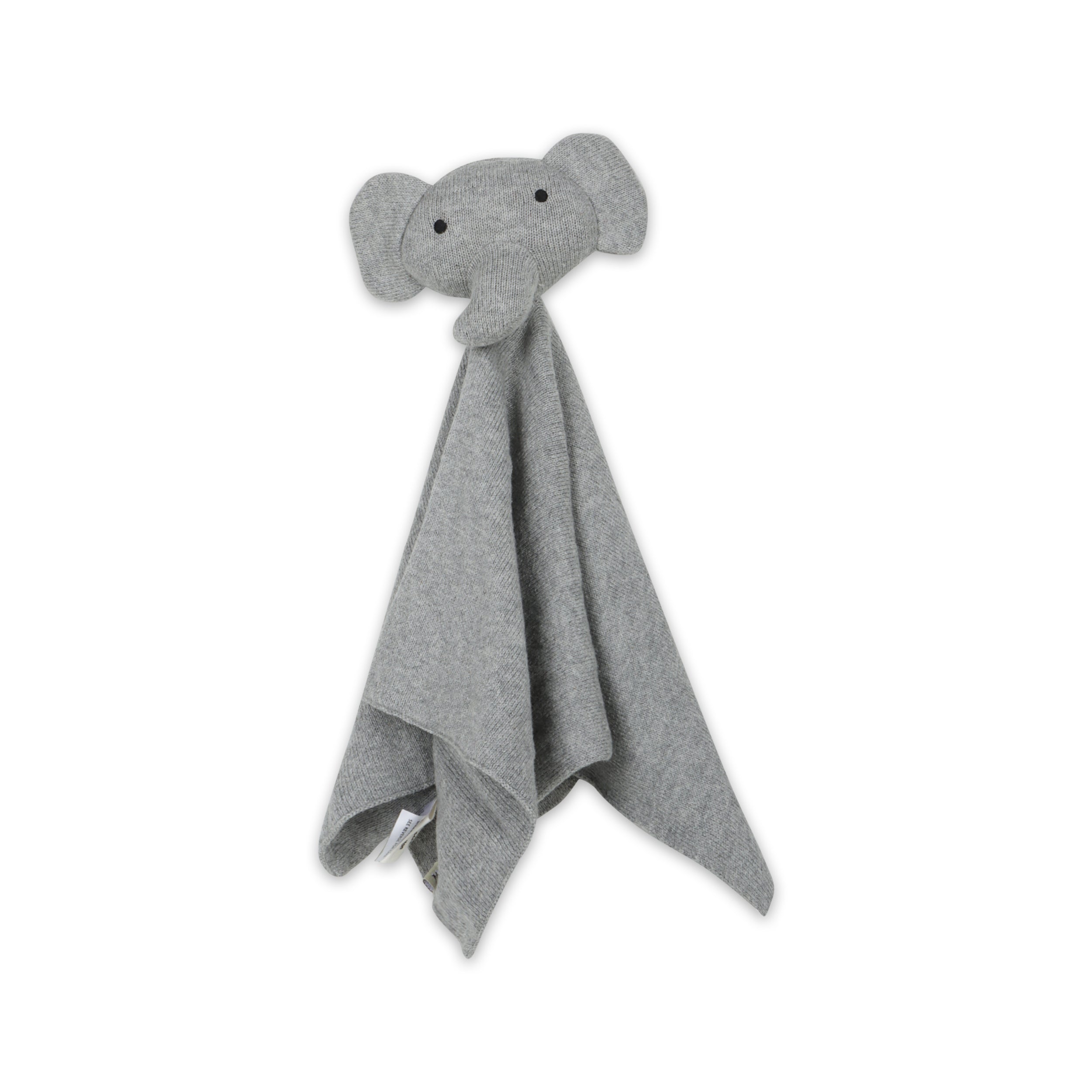 Organic Baby Lovey Security Blanket Cuddle Cloth - Elephant