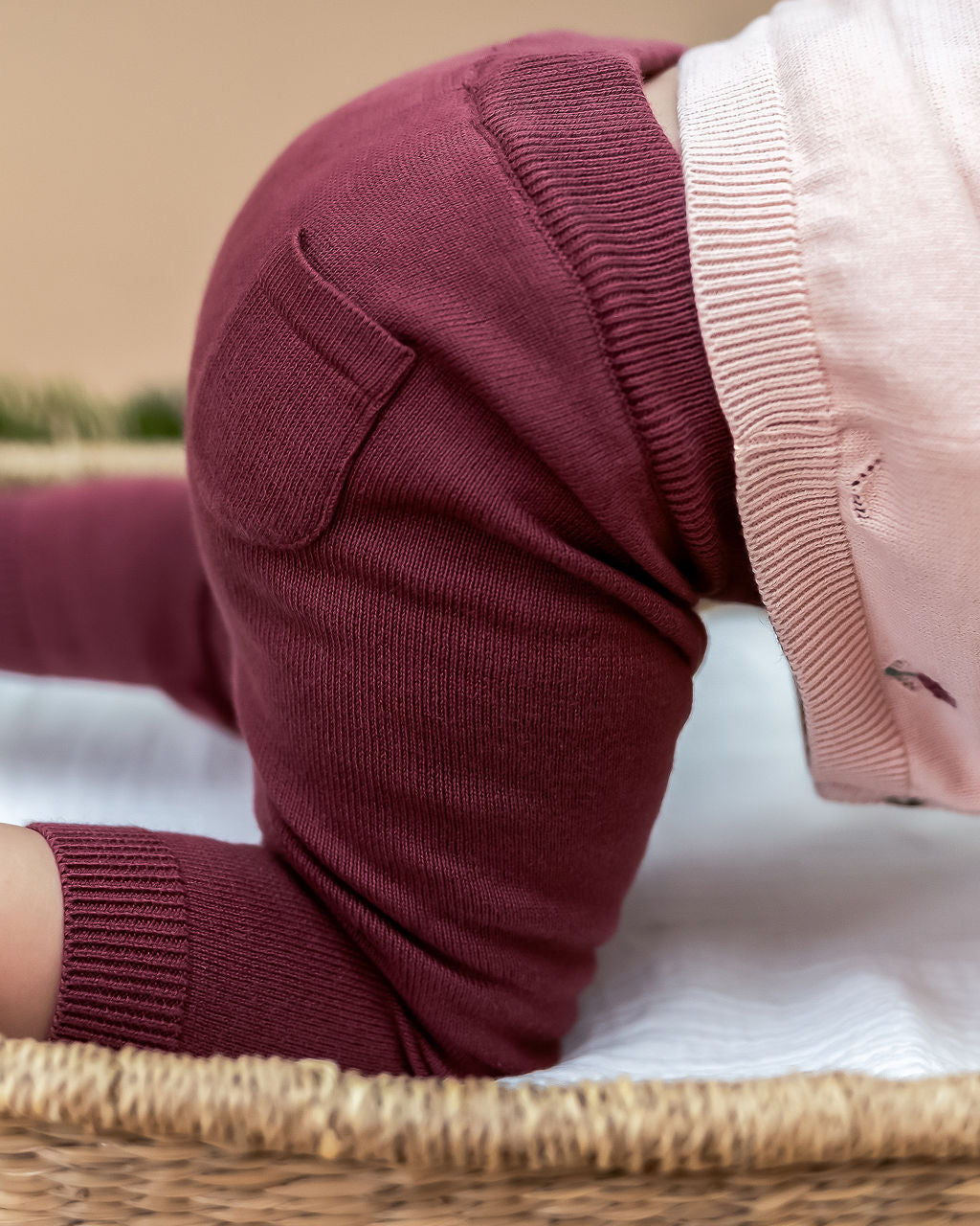 Pocket Baby Pants Sweater Knit (Organic Cotton) FW25
