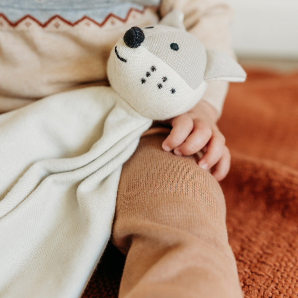 Fox - Organic Baby Lovey Security Blanket Cuddle Cloth