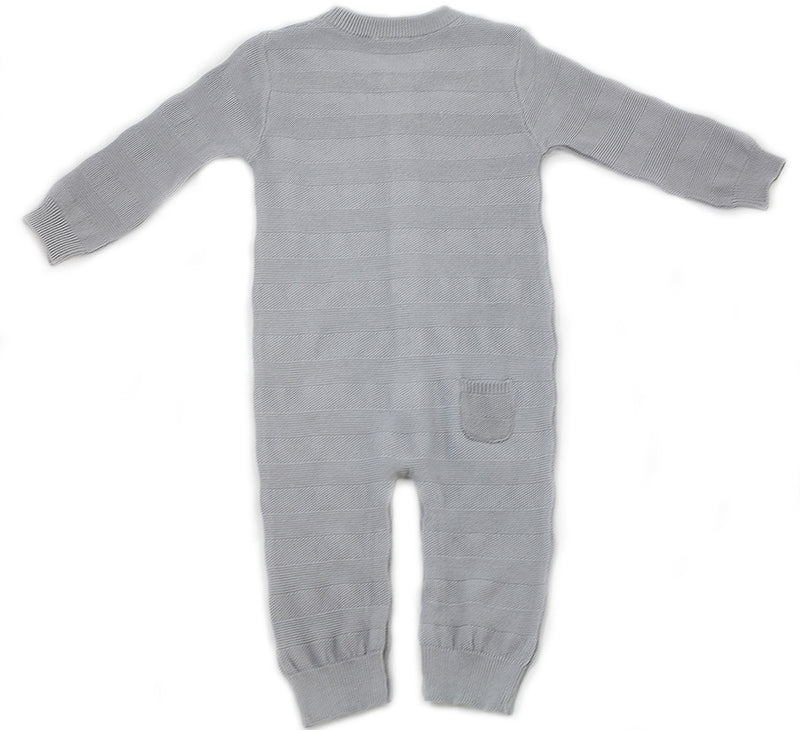 Milan Rib Knit Baby Coverall (2 Colors)