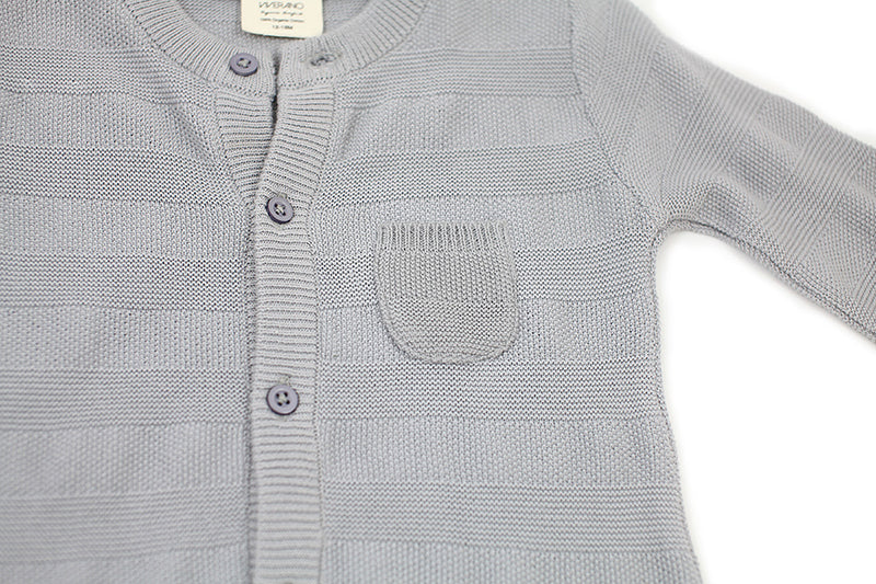 Milan Rib Knit Baby Coverall (2 Colors)