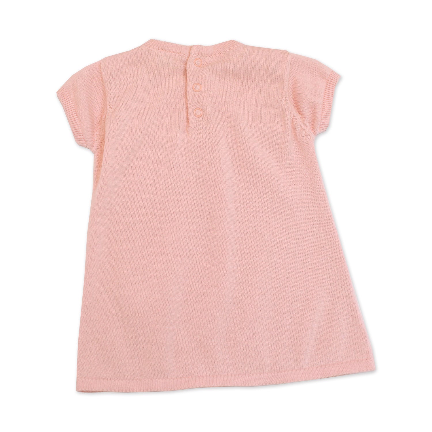 Milan Knit Dress Top - Short Sleeves - Cream
