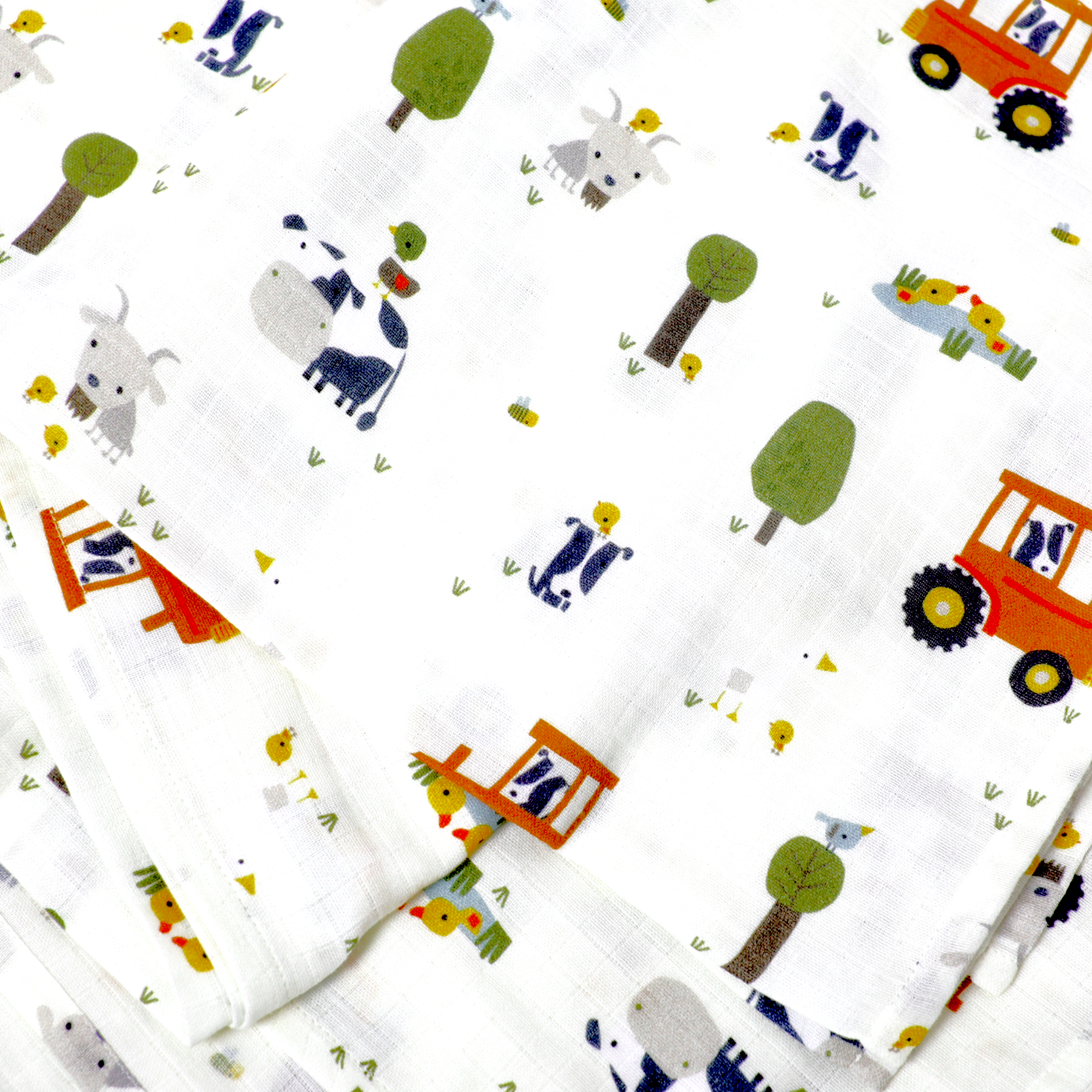 Chick Chick Farm Swaddle (2 Colors) Organic Muslin