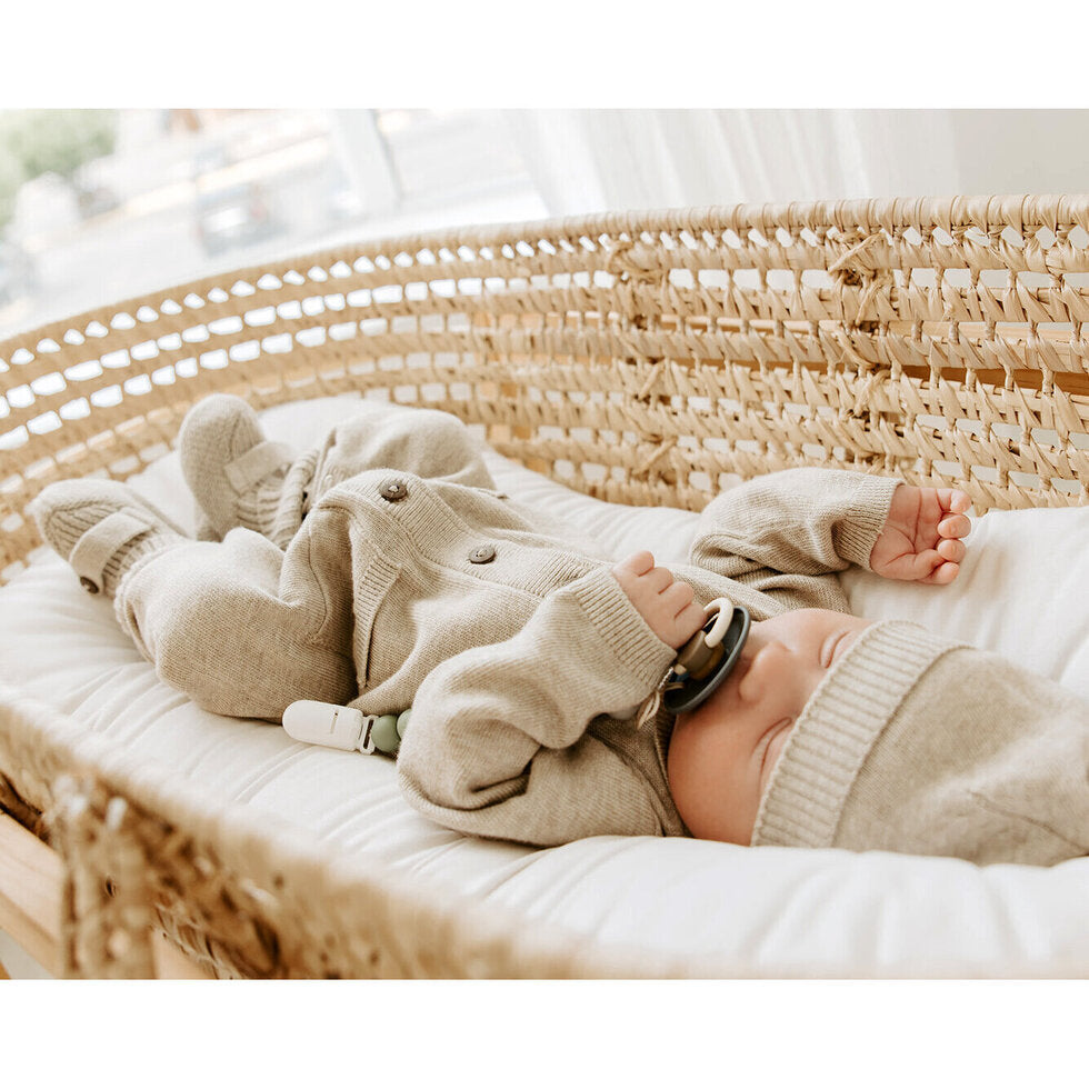 Milan Earthy Knit Baby Round Hat (Organic Cotton) - 4 Colors