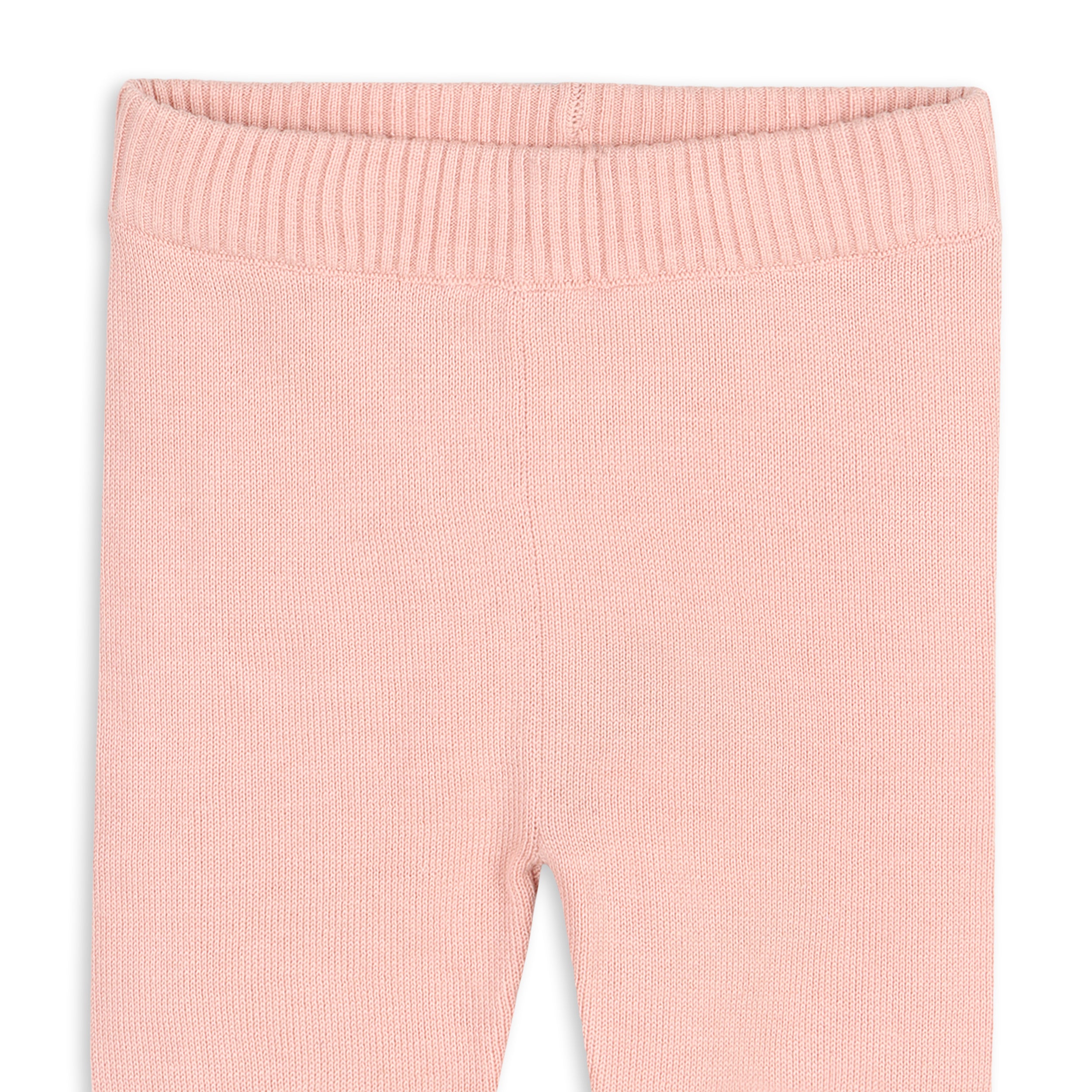 Blush Milan Knit Baby Pocket Pants (Organic Cotton) Detail