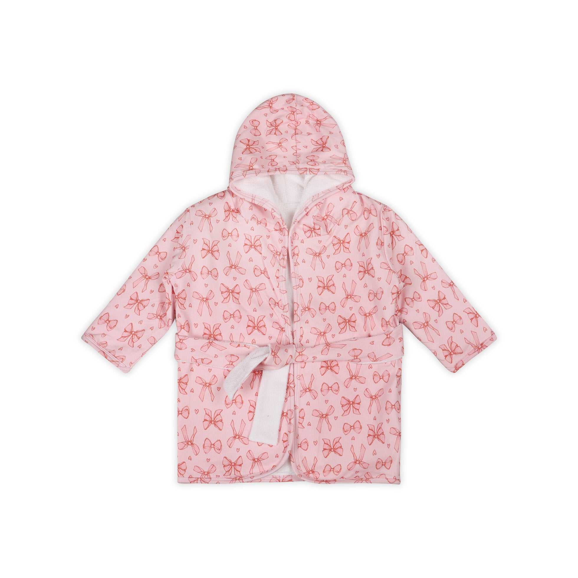 Bows Baby Bathrobe (Organic Jersey)