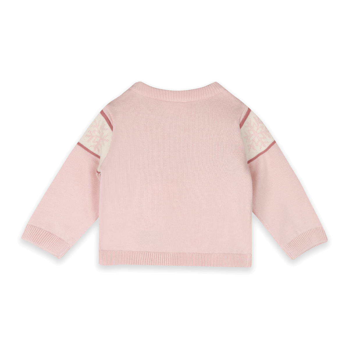 Sweet Pink Apres Ski Baby Knit Wordy Pullover, Back