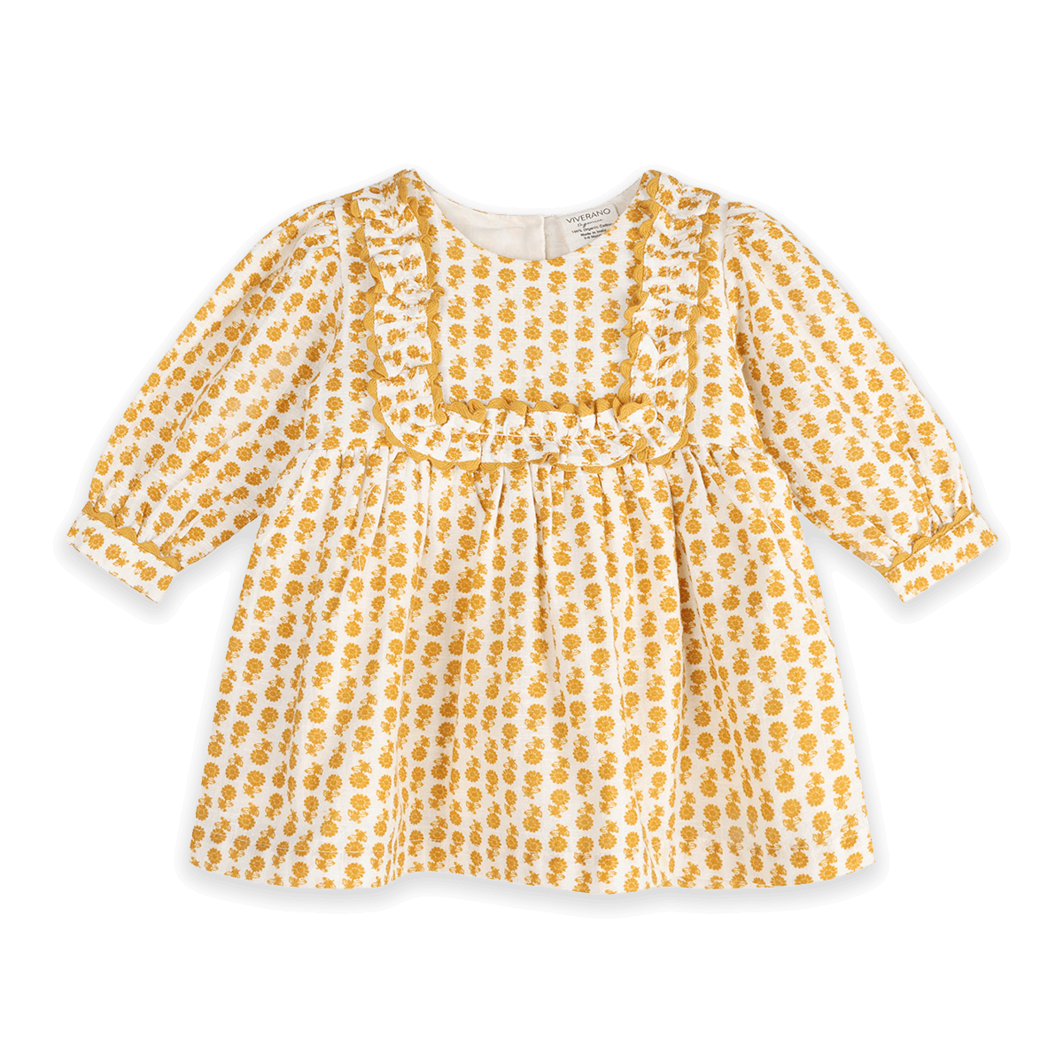 Matilda Floral Baby Dress & Bloomer Set (Organic Cotton) - Front
