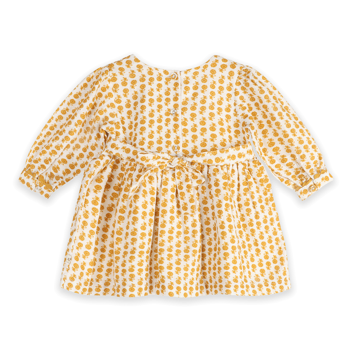 Matilda Floral Baby Dress & Bloomer Set (Organic Cotton) - Back