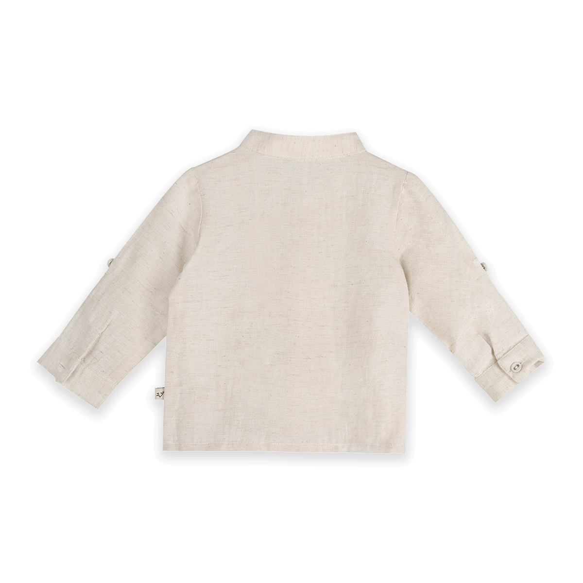 Felix Embroidered Pocket Baby Shirt & Corduroy Pant Set (Organic Cotton) - Back