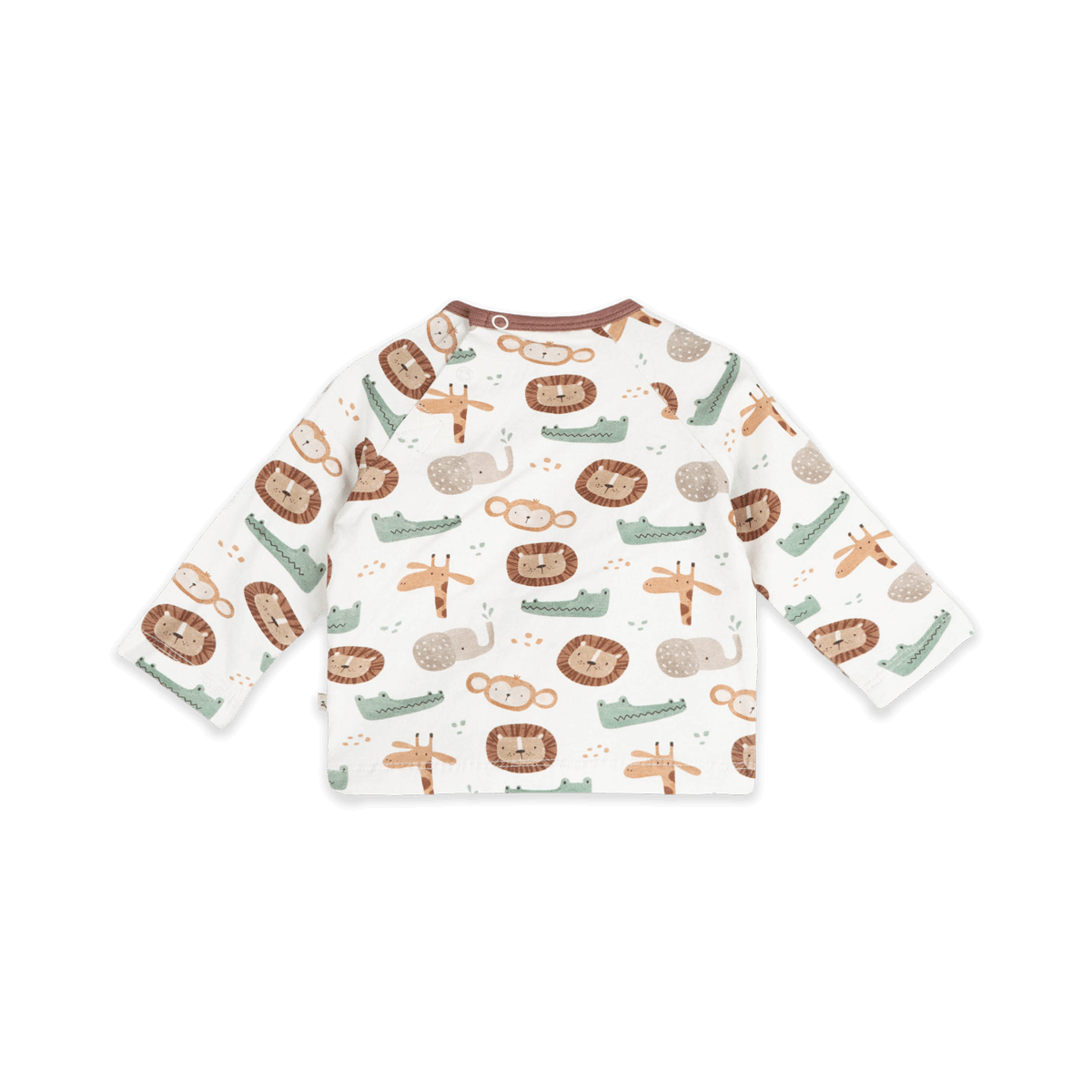 Safari Animals Baby Tee & Jogger (Organic Jersey) - Back