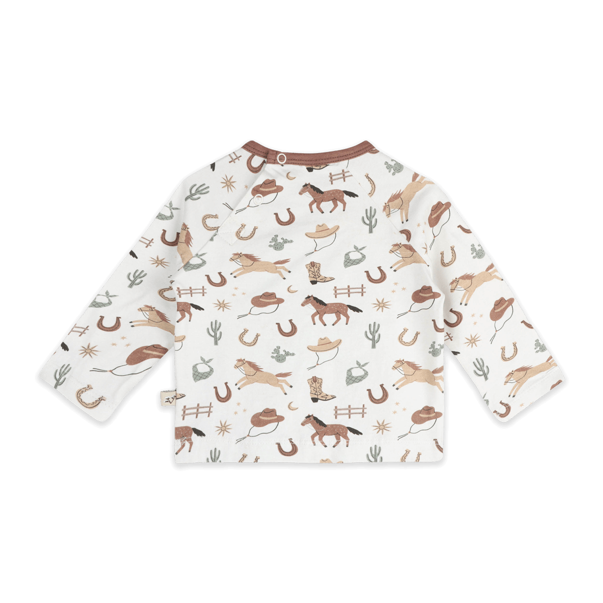 Howdy Horse Baby Tee & Jogger (Organic Jersey) - Back