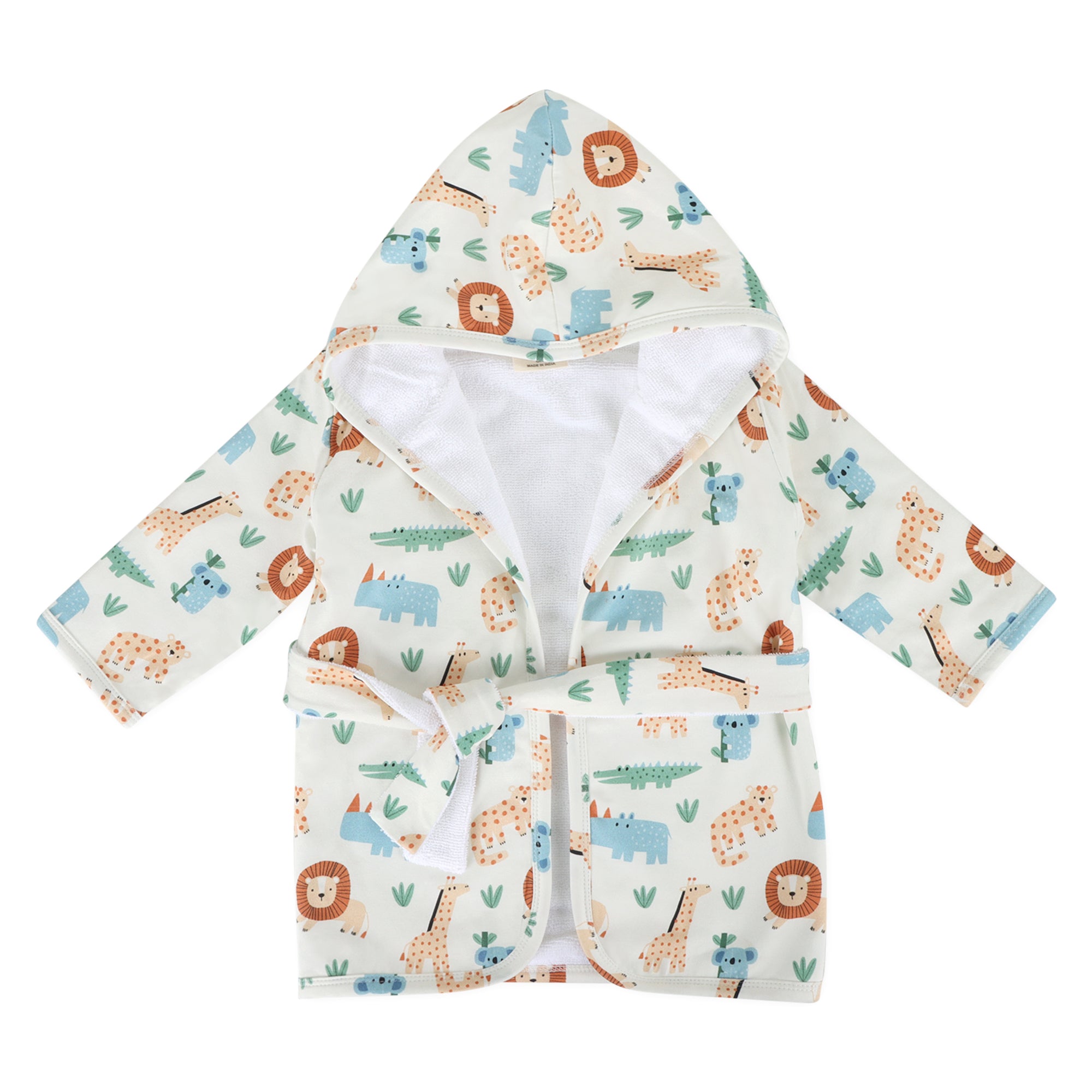 Safari Baby Bathrobe (Organic Jersey)