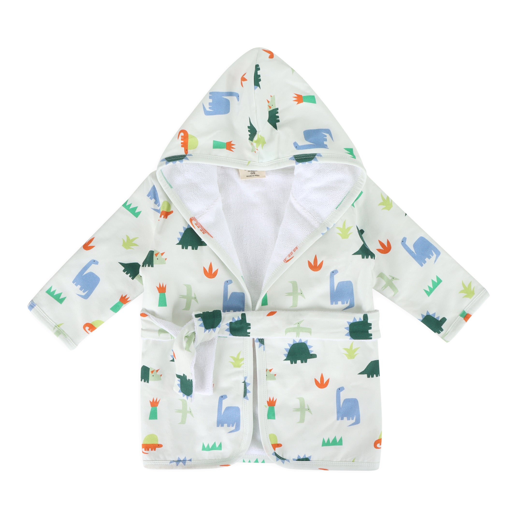 Dino Baby Bathrobe (Organic Jersey)