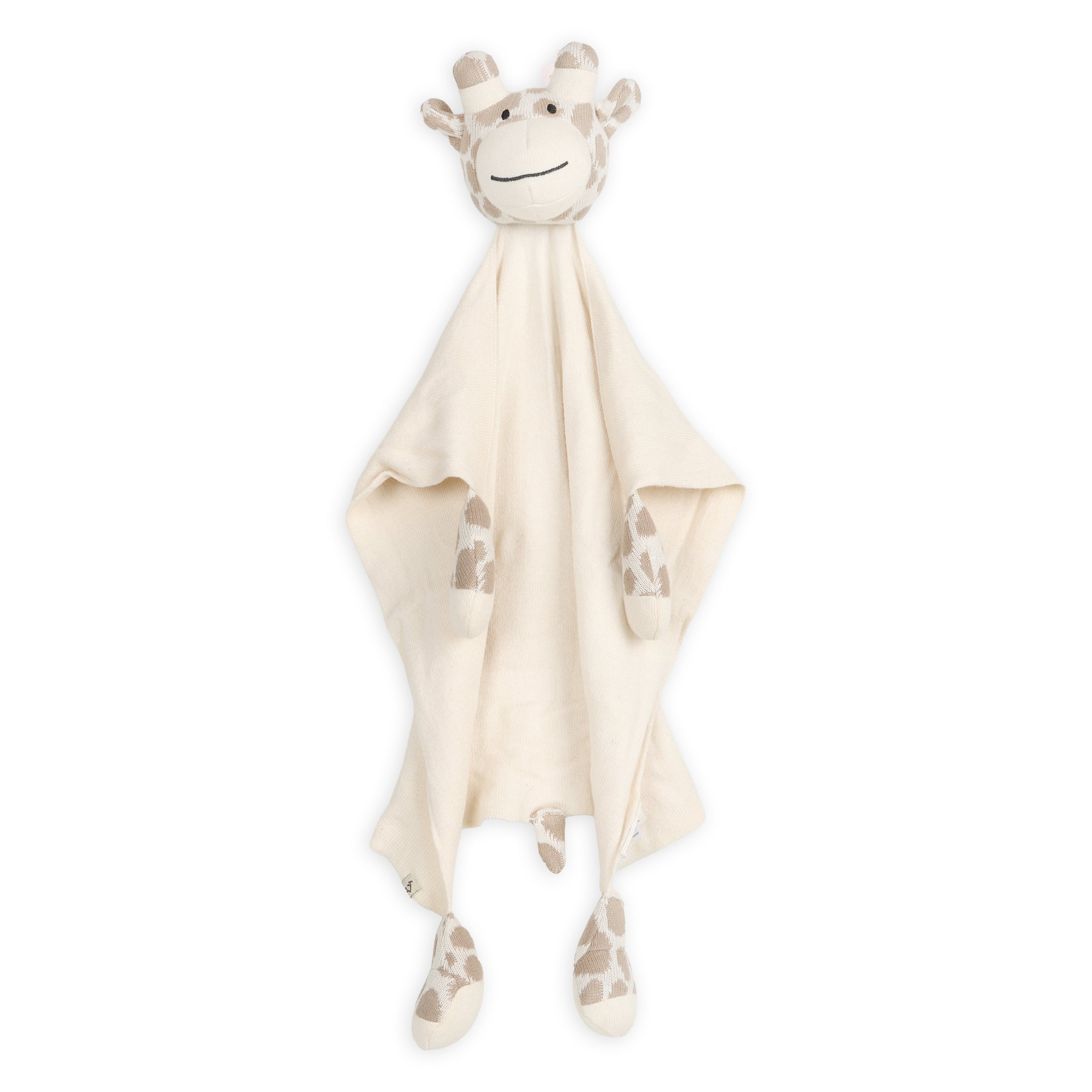 Giraffe - Organic Baby Lovey Security Blanket Cuddle Cloth