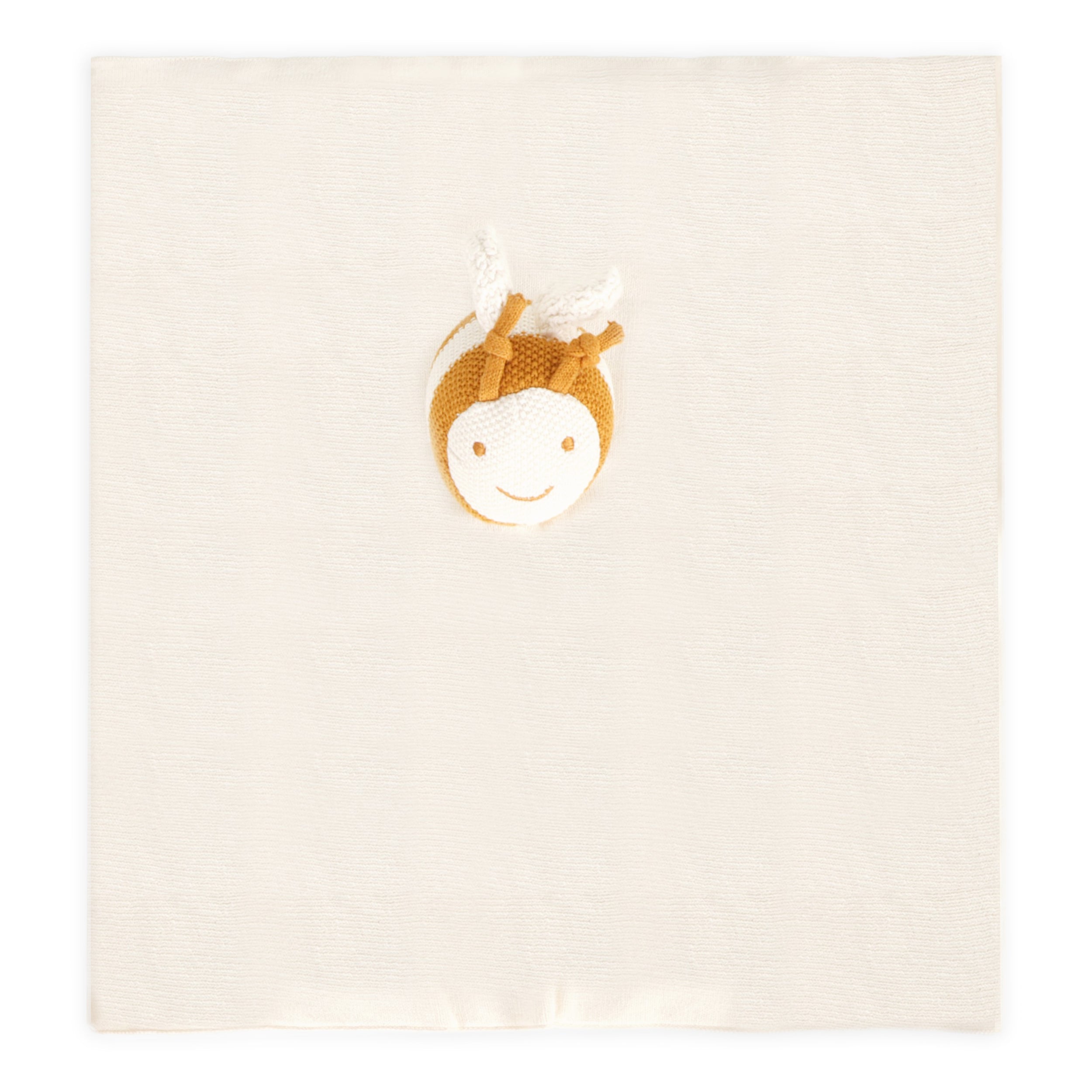 Honey Bee - Organic Baby Lovey Security Blanket Cuddle Cloth