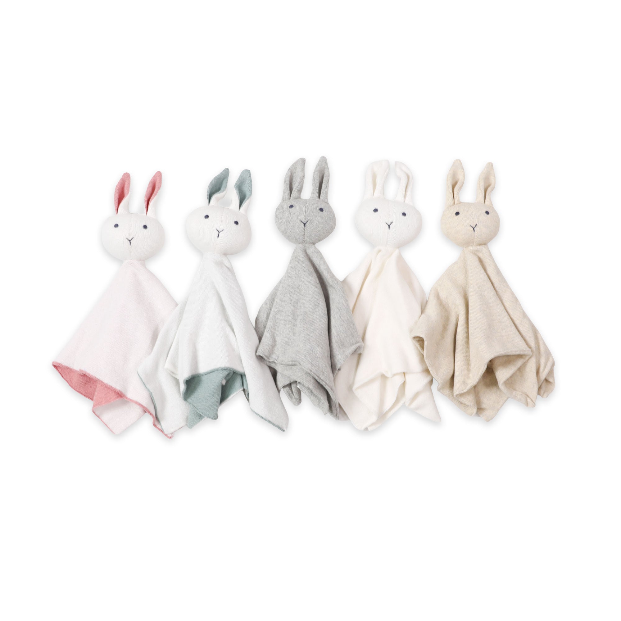 Bunny - Organic Baby Lovey Security Blanket Cuddle Cloth (5 Colors)