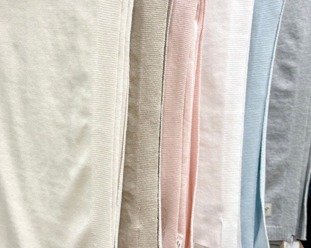 Milan Knit Classic Baby Blanket (Organic Cotton) - 6 Colors