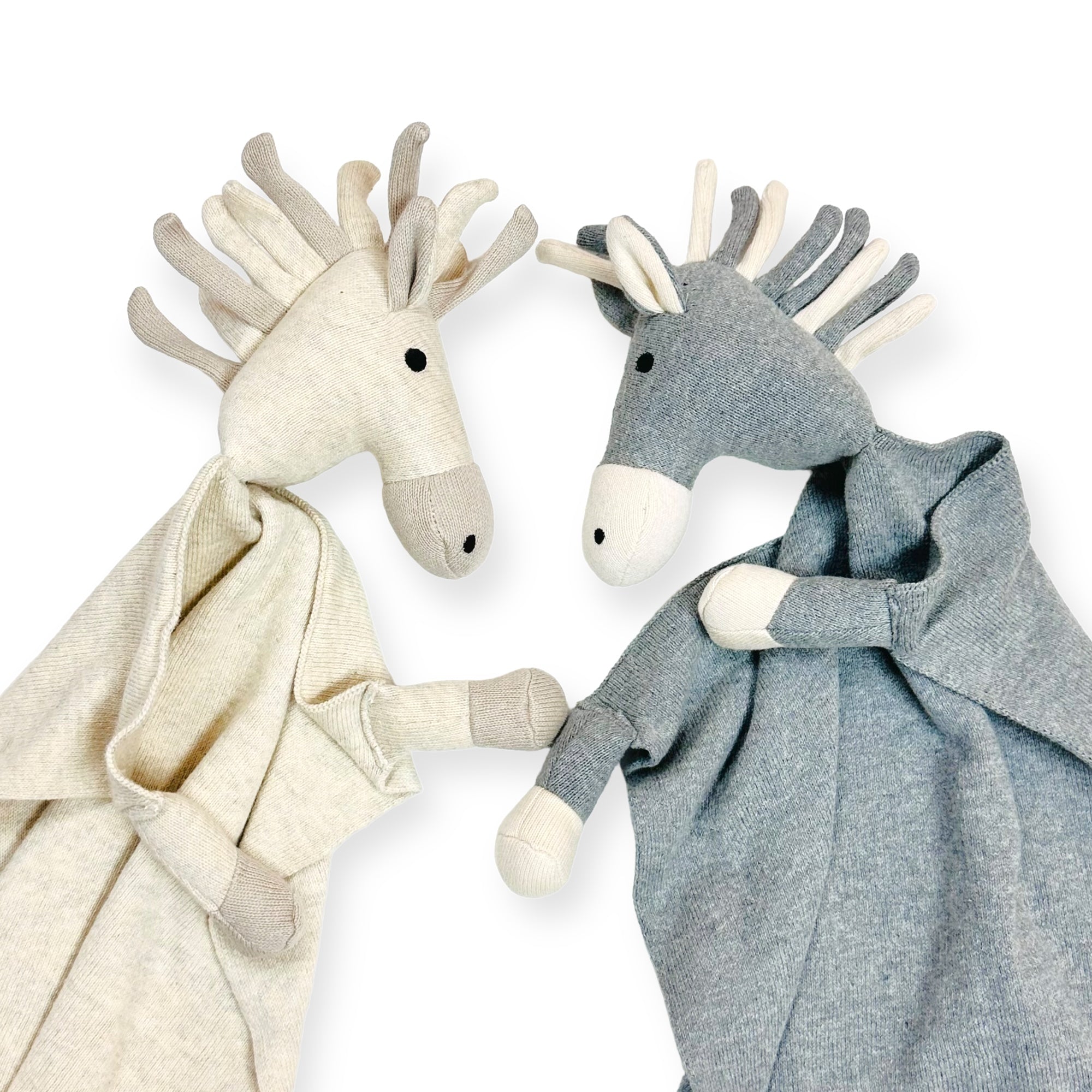 Horse - Organic Baby Lovey Security Blanket Cuddle Cloth