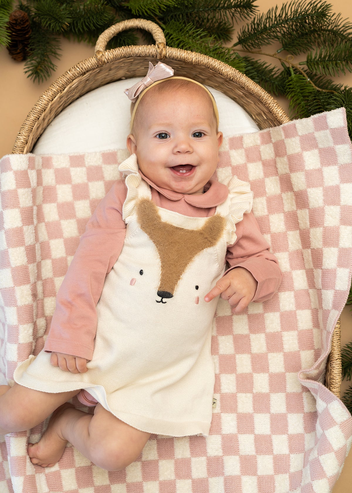 Checkered - Terry Knit Baby Blankets (Organic Cotton) - 2 Colors