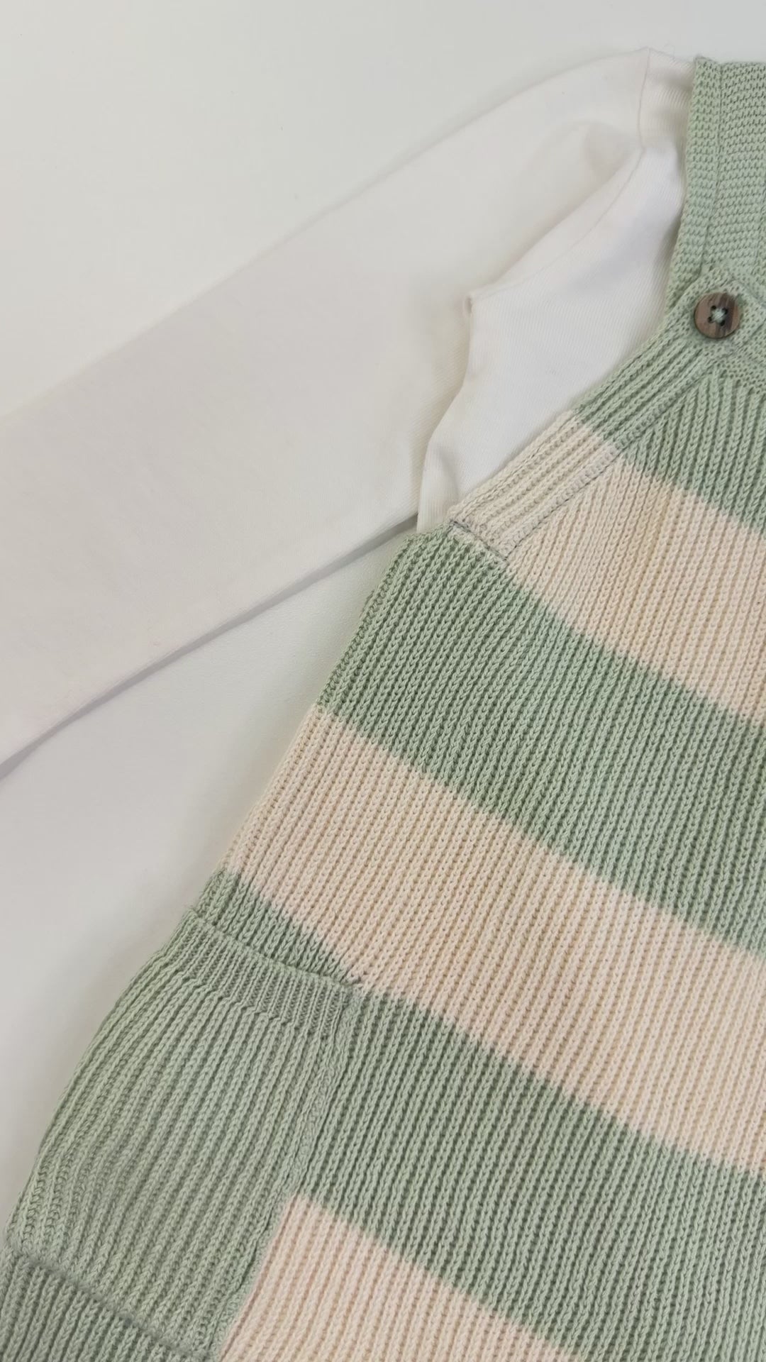 Alfie Textured Baby Overall Set (Organic Cotton)