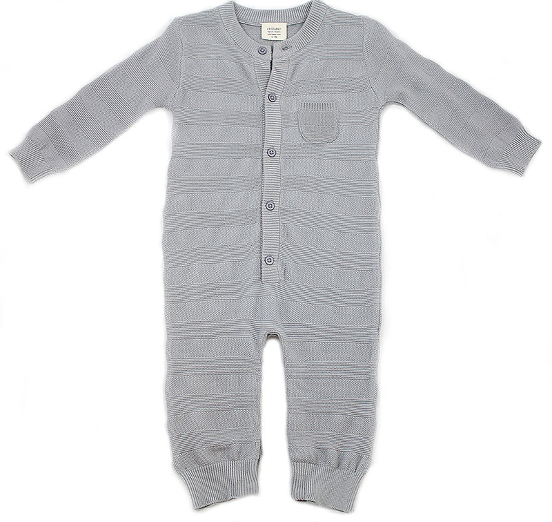 Milan Rib Knit Baby Coverall (2 Colors)