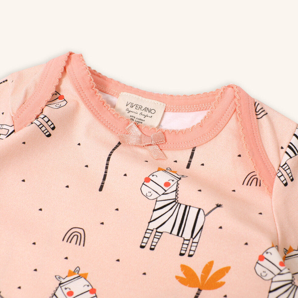 Zebra Baby Sleep Gown (Organic Cotton)